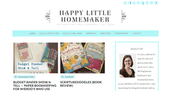 Desktop Screenshot of happylittlehomemaker.com